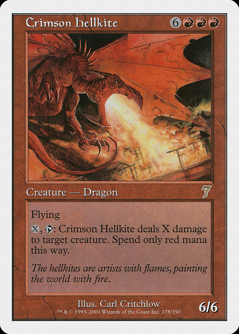Crimson Hellkite highlighted card art