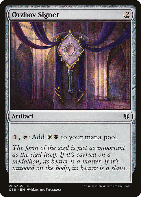 Orzhov Signet from Commander 2016