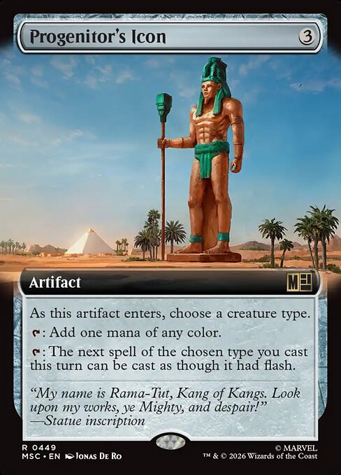 Progenitor's Icon from Marvel Super Heroes Commander