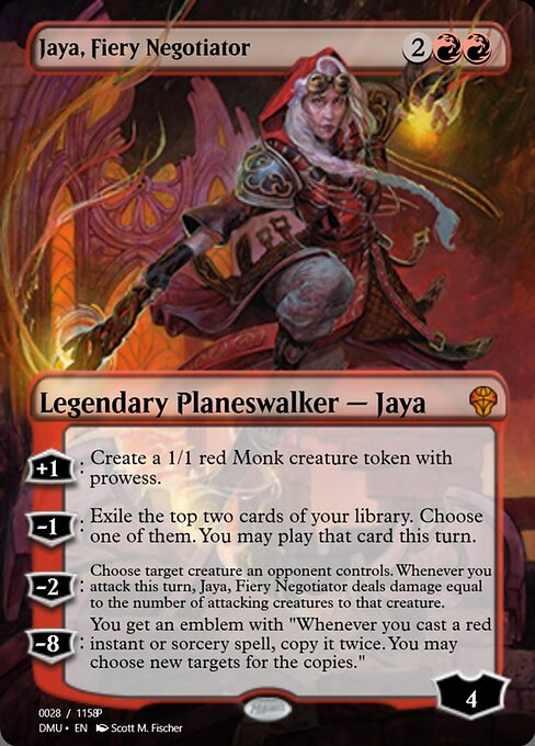 Jaya, Fiery Negotiator highlighted card art
