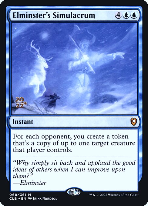 Elminster's Simulacrum from Battle for Baldur's Gate Promos