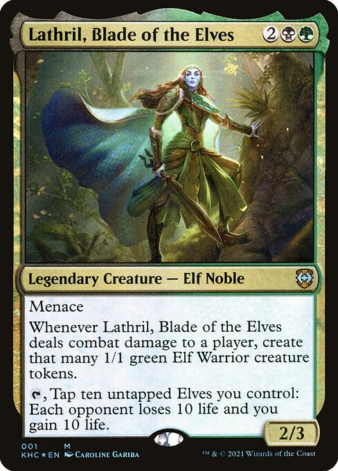 Lathril, Blade of the Elves from Kaldheim Commander