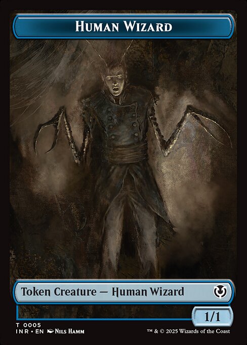 Human Wizard highlighted card art