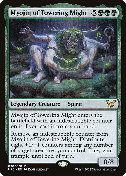 Myojin of Towering Might from Neon Dynasty Commander