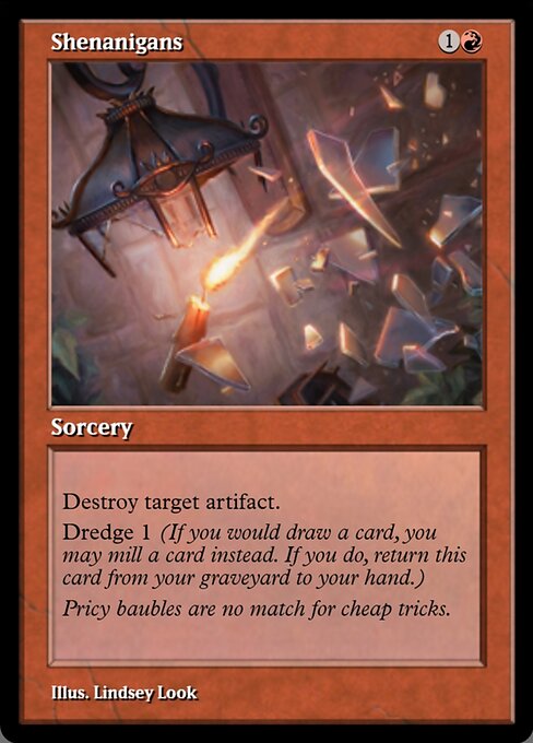 Shenanigans highlighted card art