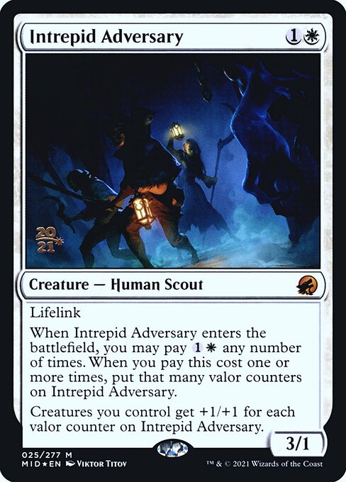 Intrepid Adversary from Innistrad: Midnight Hunt Promos