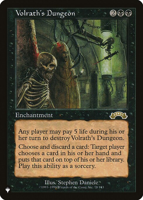 Volrath's Dungeon highlighted card art