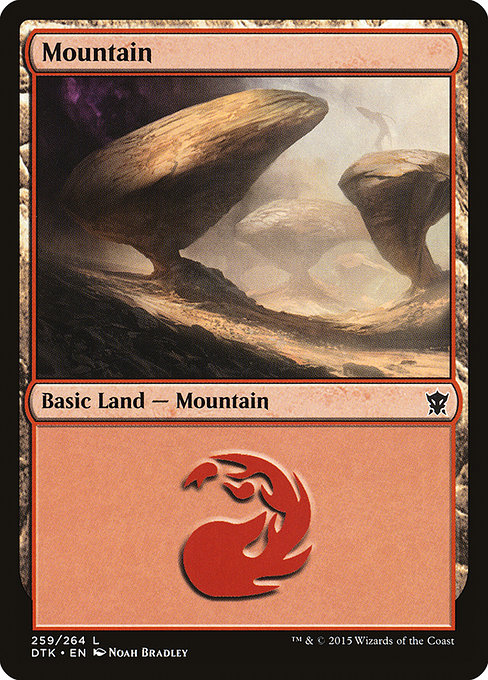 Mountain from Dragons of Tarkir