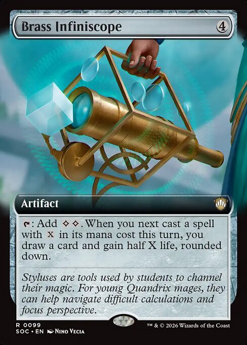 Brass Infiniscope from Secrets of Strixhaven Commander
