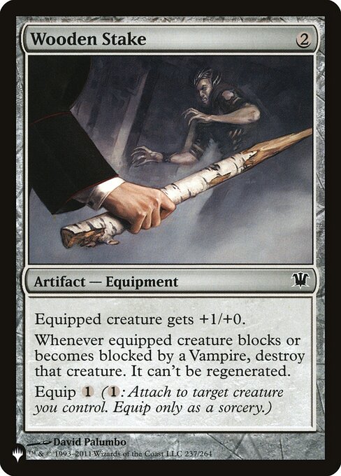 Wooden Stake highlighted card art