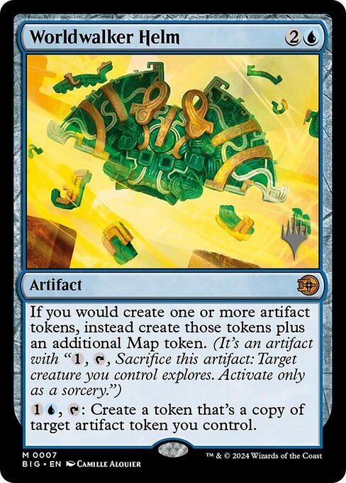 Worldwalker Helm highlighted card art