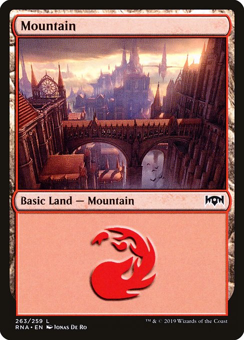 Mountain from Ravnica Allegiance