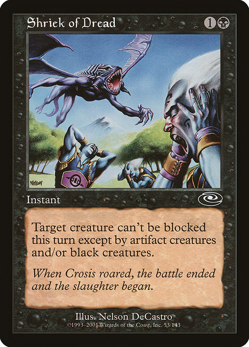 Shriek of Dread highlighted card art