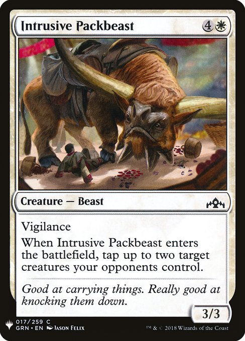 Intrusive Packbeast highlighted card art