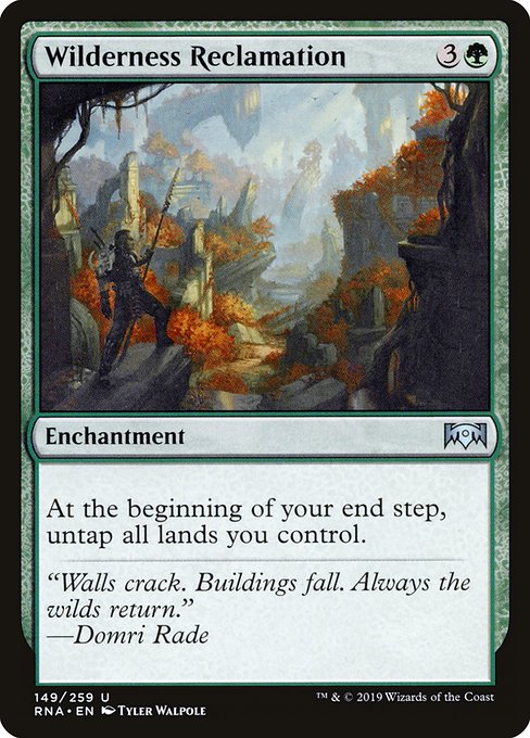 Wilderness Reclamation from Ravnica Allegiance