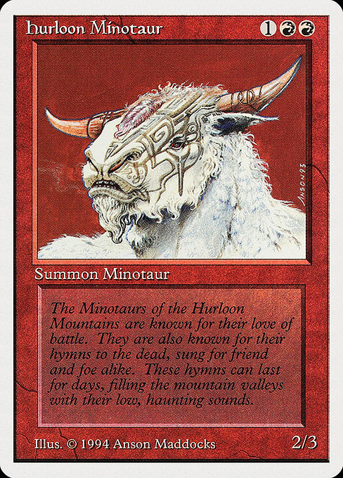 Hurloon Minotaur from Summer Magic / Edgar