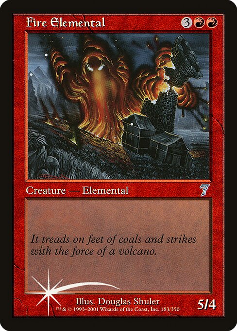 Fire Elemental from Seventh Edition