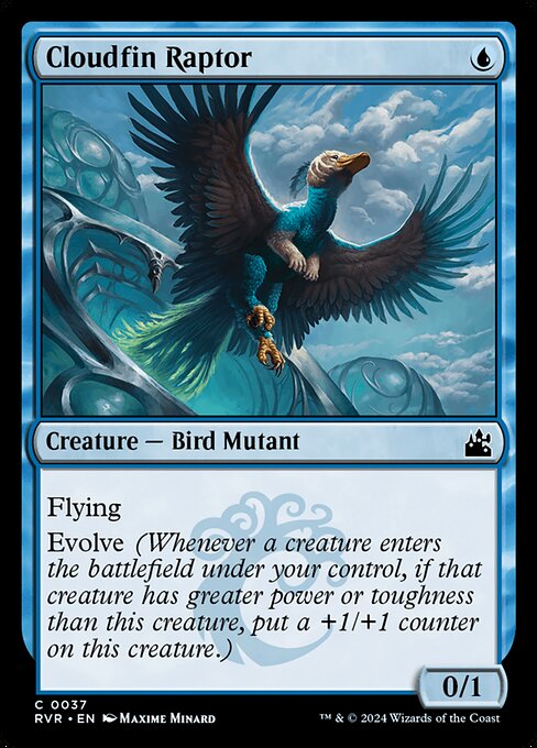 Cloudfin Raptor from Ravnica Remastered