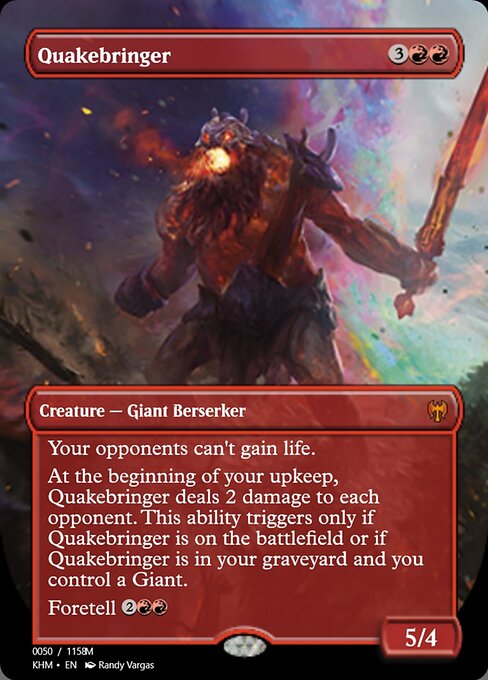 Quakebringer highlighted card art