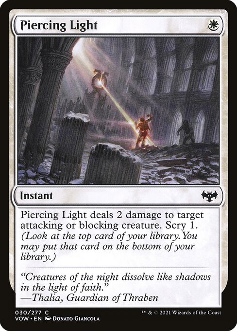 Piercing Light from Innistrad: Crimson Vow