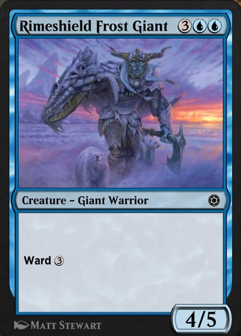 Rimeshield Frost Giant highlighted card art