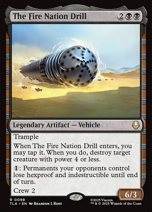 The Fire Nation Drill from Avatar: The Last Airbender
