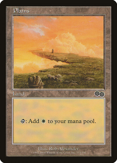 Plains from Urza's Saga