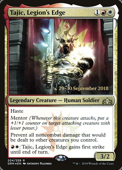 Tajic, Legion's Edge from Guilds of Ravnica Promos
