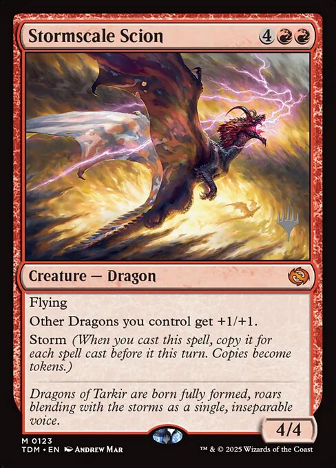 Stormscale Scion from Tarkir: Dragonstorm Promos