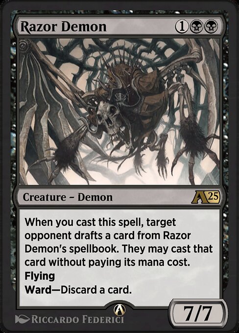 Razor Demon highlighted card art