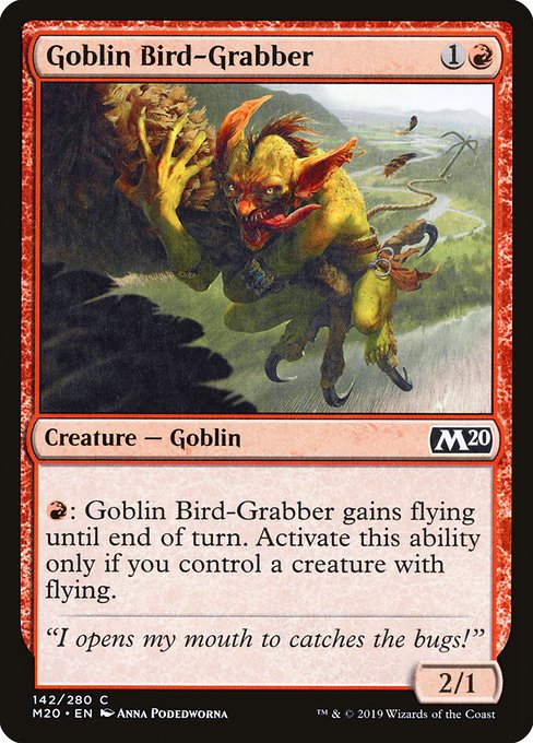 Goblin Bird-Grabber highlighted card art