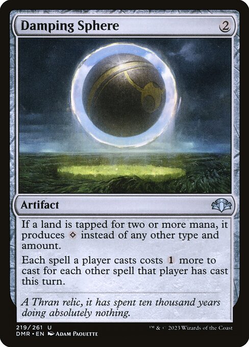 Damping Sphere highlighted card art