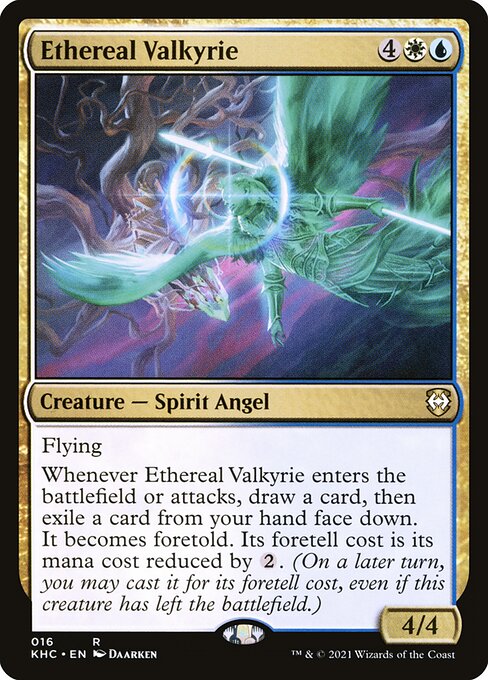 Ethereal Valkyrie highlighted card art