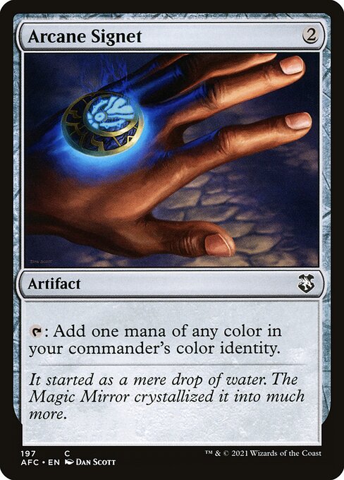 Arcane Signet from Forgotten Realms Commander