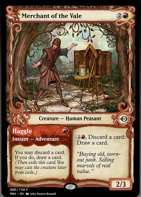 Merchant of the Vale // Haggle from Magic Online Promos