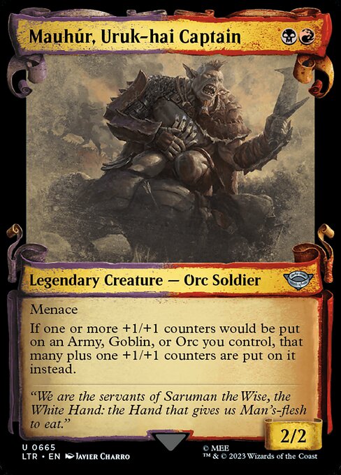 Mauhúr, Uruk-hai Captain highlighted card art