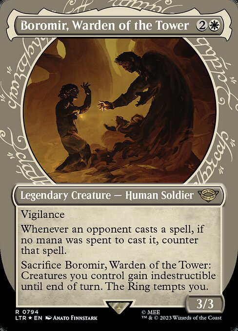 Boromir, Warden of the Tower highlighted card art