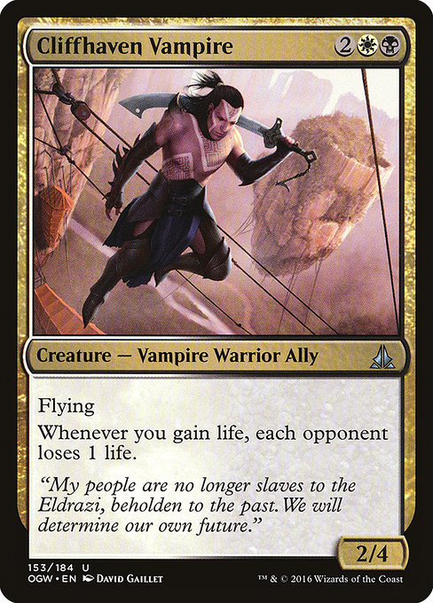 Cliffhaven Vampire highlighted card art