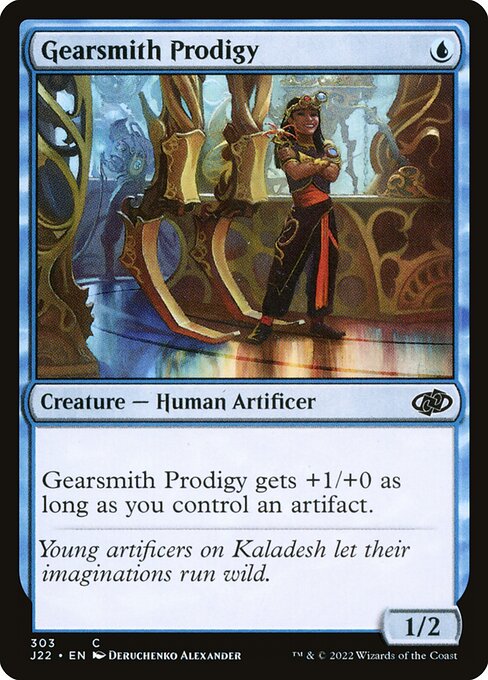 Gearsmith Prodigy highlighted card art