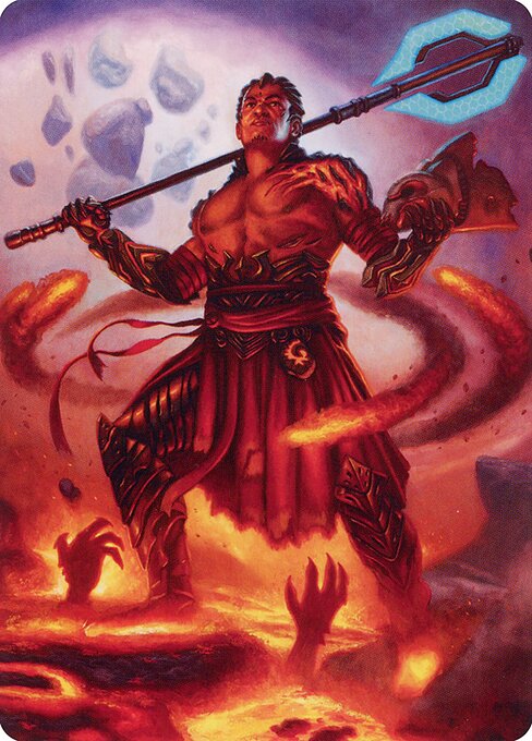 Koth, Fire of Resistance // Koth, Fire of Resistance from Phyrexia: All Will Be One Art Series