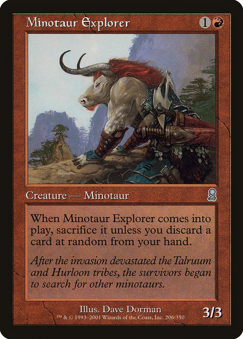 Minotaur Explorer highlighted card art
