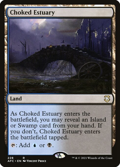 Choked Estuary from Forgotten Realms Commander