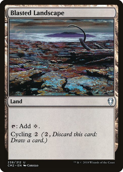 Blasted Landscape from Commander Anthology Volume II