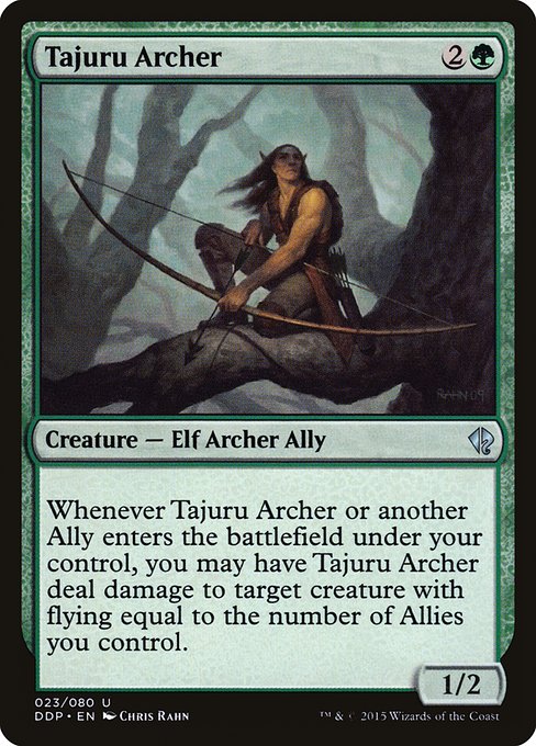 Tajuru Archer highlighted card art