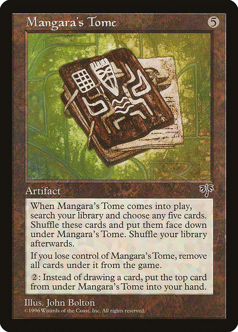 Mangara's Tome highlighted card art
