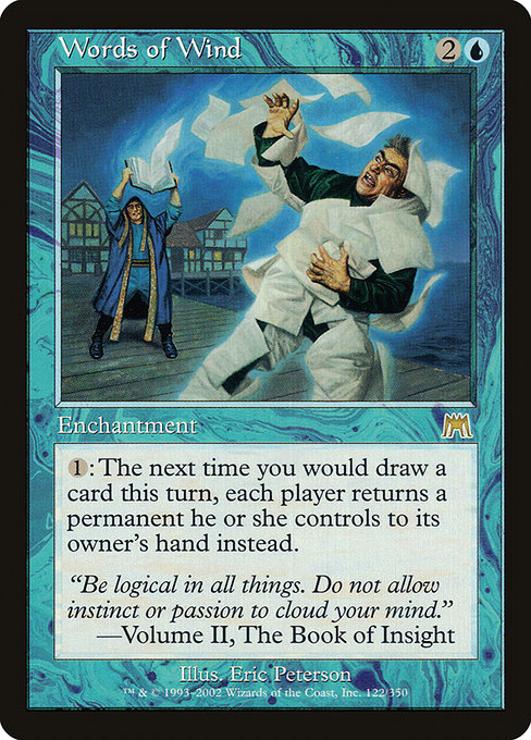 Words of Wind highlighted card art