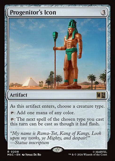 Progenitor's Icon from Marvel Super Heroes Commander