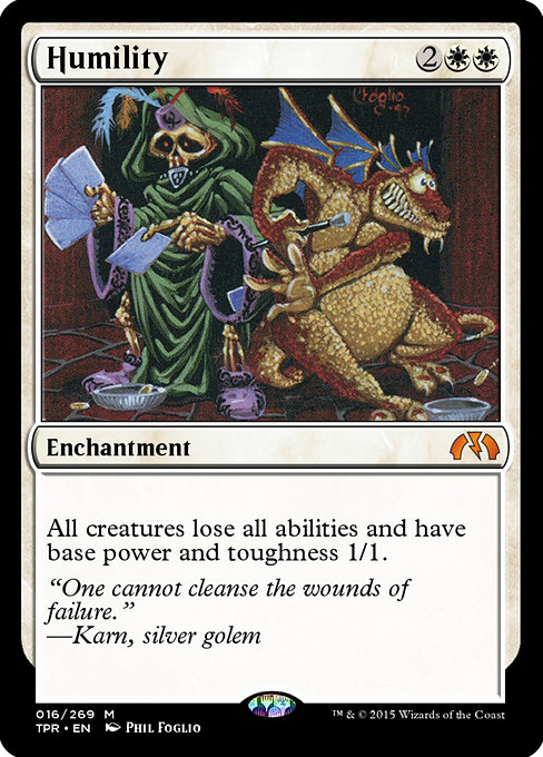 Humility highlighted card art