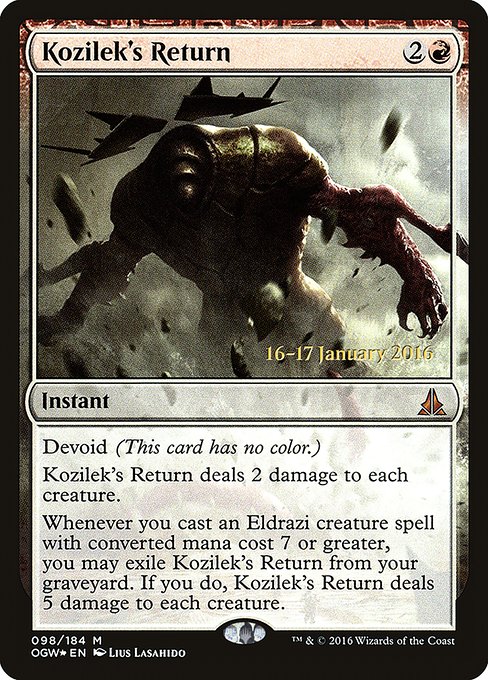 Kozilek's Return from Oath of the Gatewatch Promos