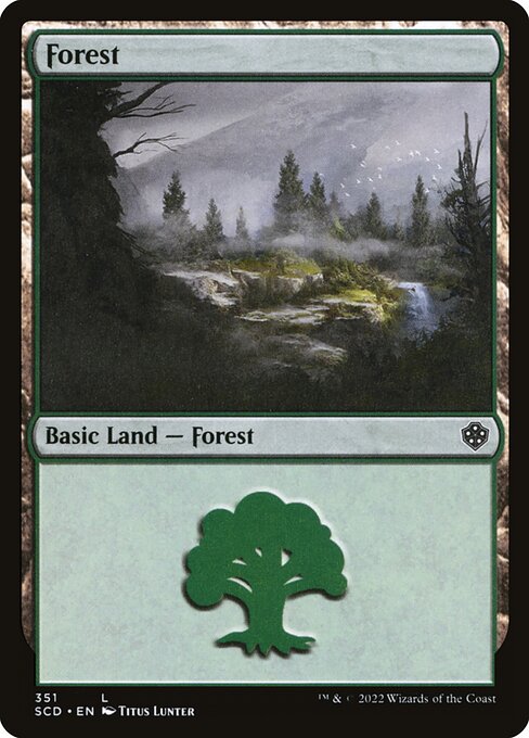 Forest from Starter Commander Decks
